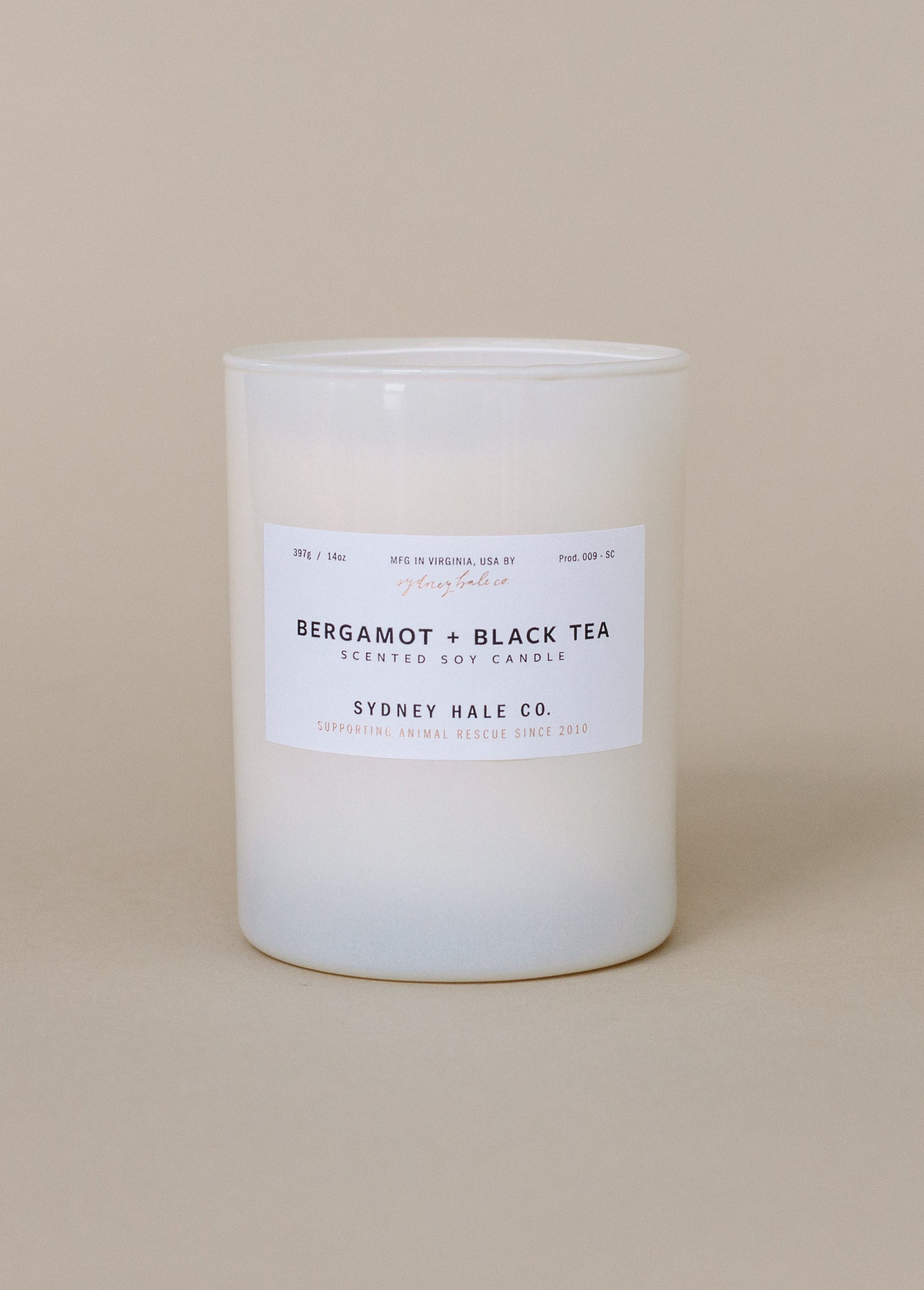 Sydney Hale Bergamot + Black Tea 14 oz. candle