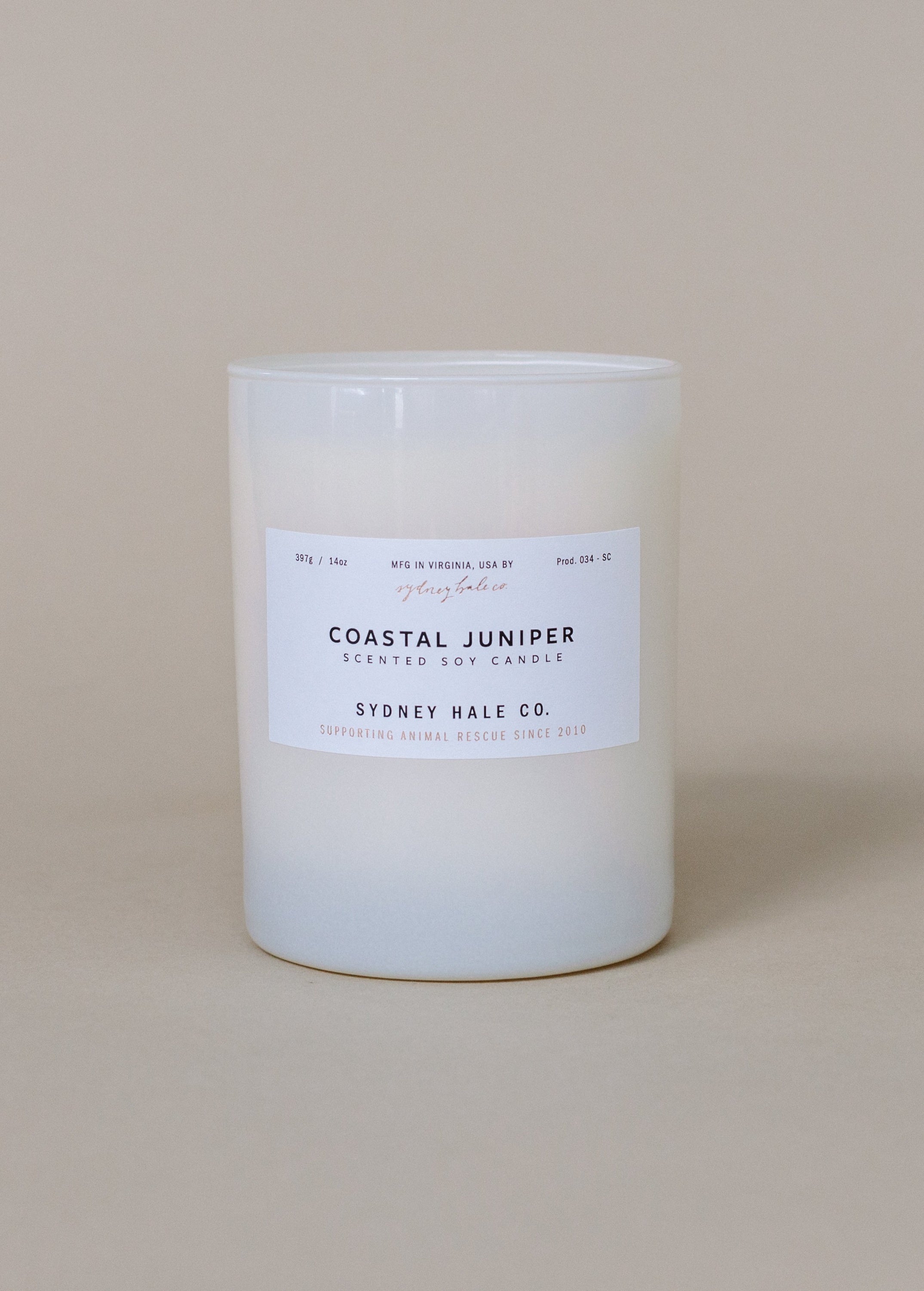 Sydney Hale Coastal Juniper 14 oz. candle