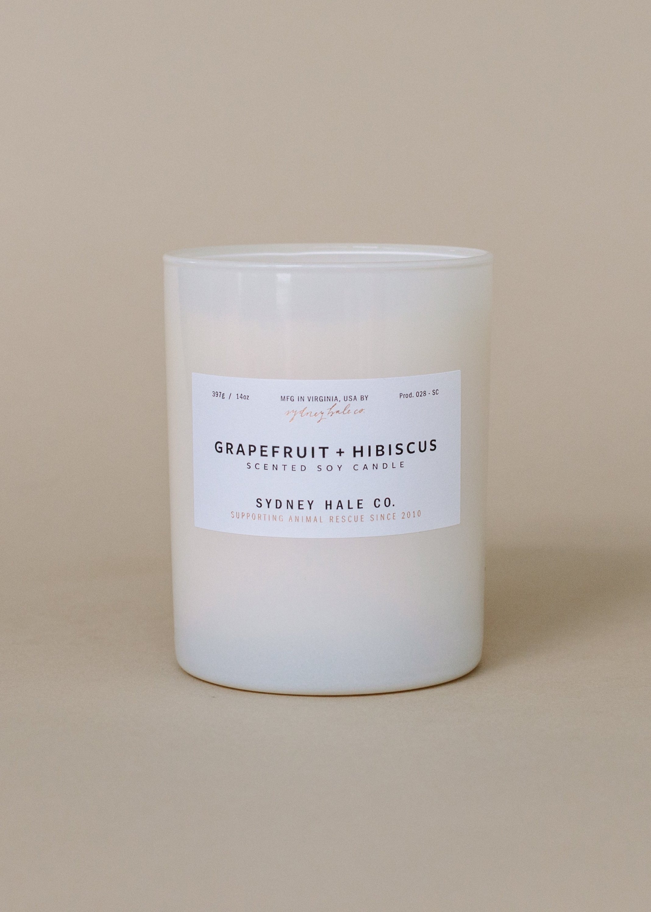 Sydney Hale Grapefruit + Hibiscus 14 oz. candle