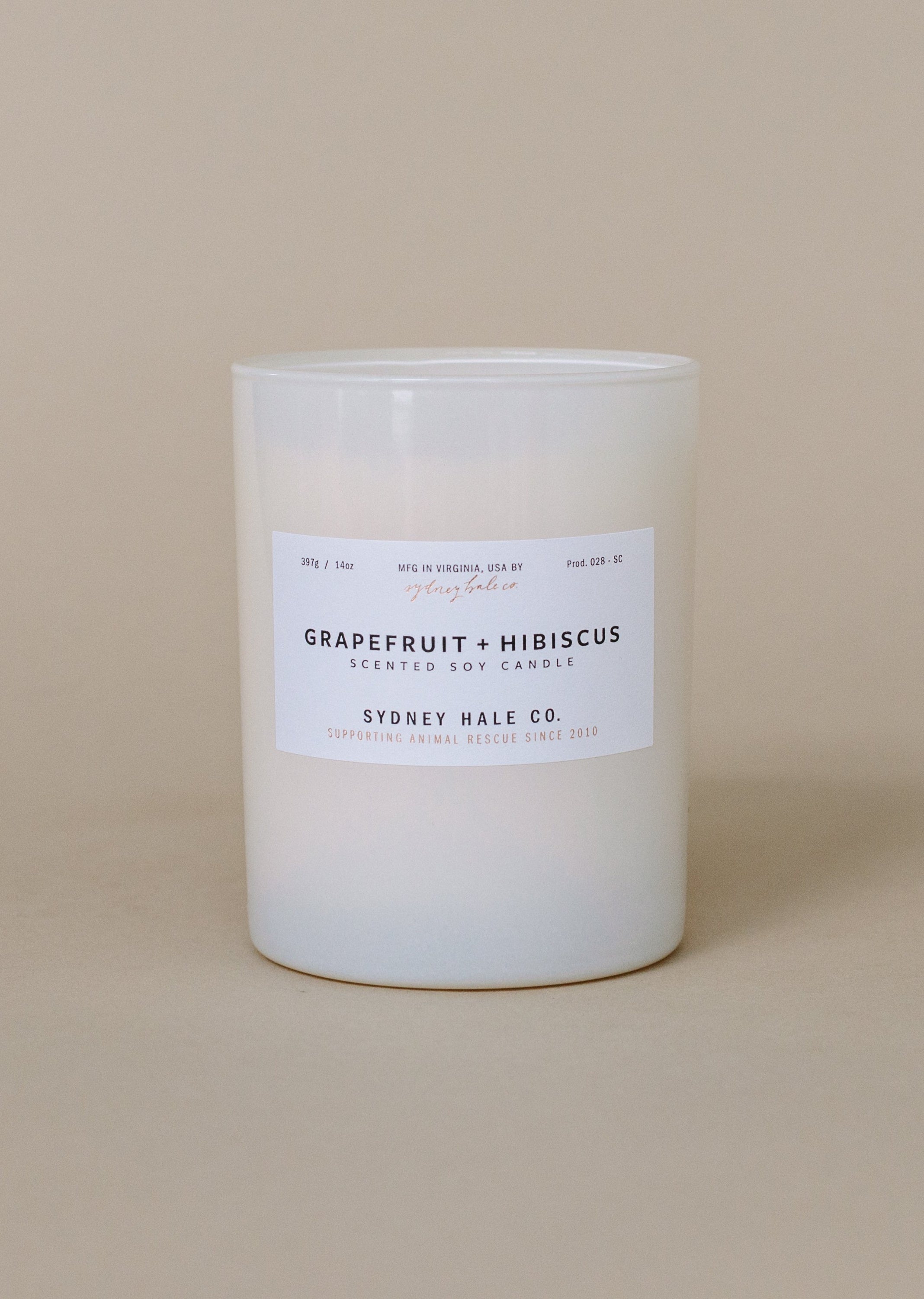 Sydney Hale Grapefruit + Hibiscus 14 oz. candle