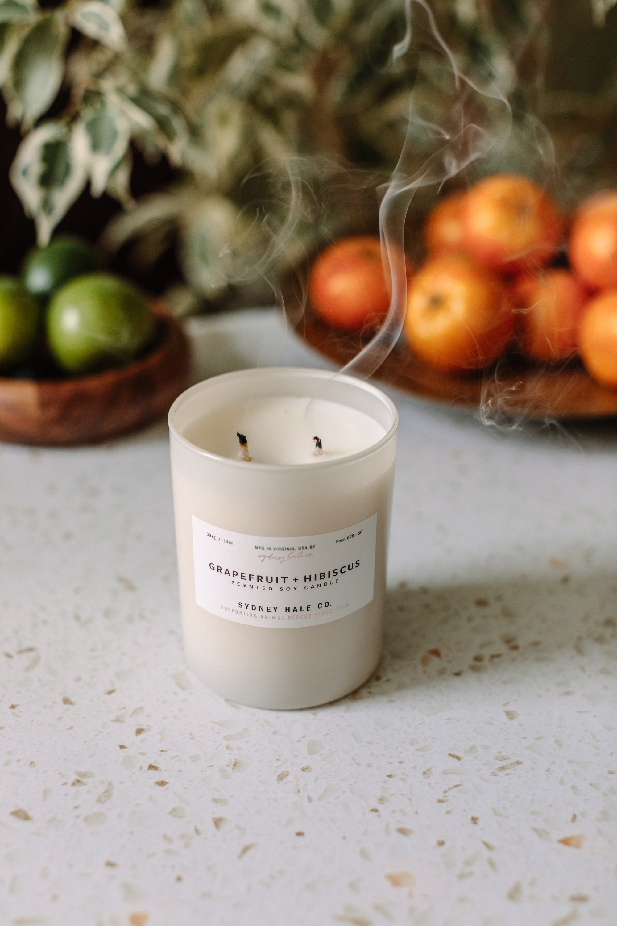 Sydney Hale Grapefruit + Hibiscus 14 oz. candle
