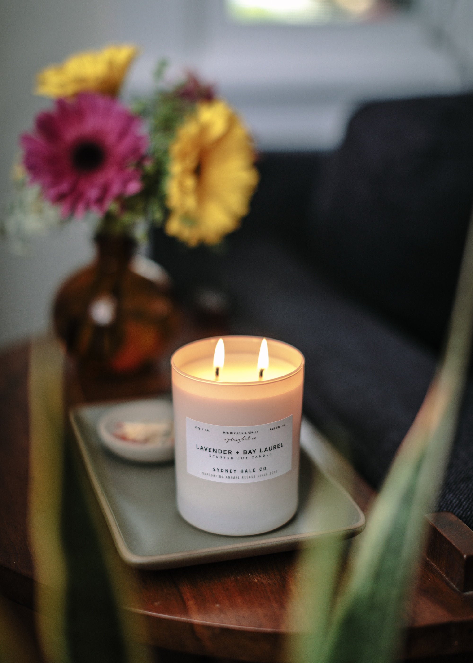 Sydney Hale Lavender + Bay Laurel 14 oz. candle