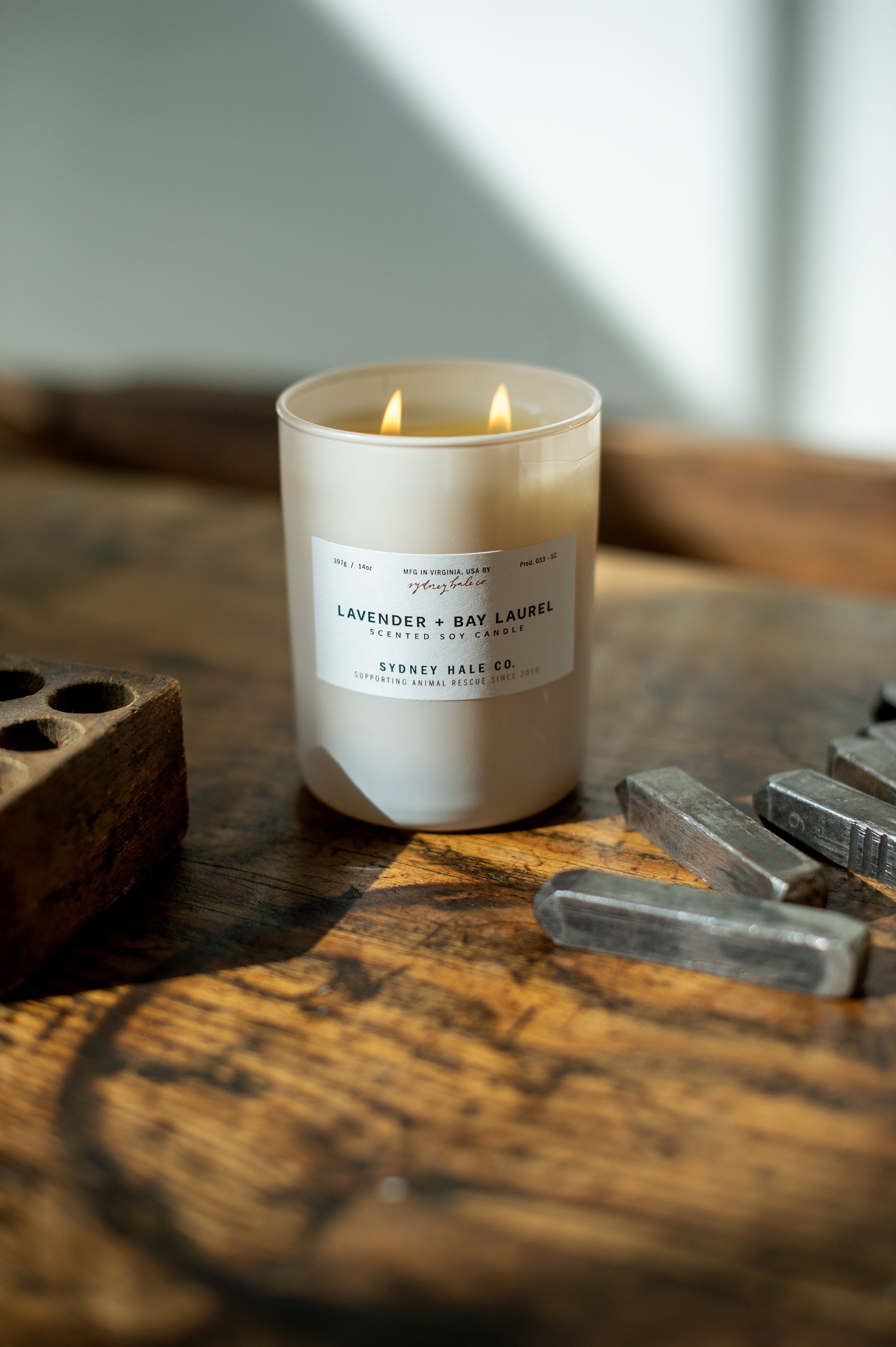 Sydney Hale Lavender + Bay Laurel 14 oz. candle