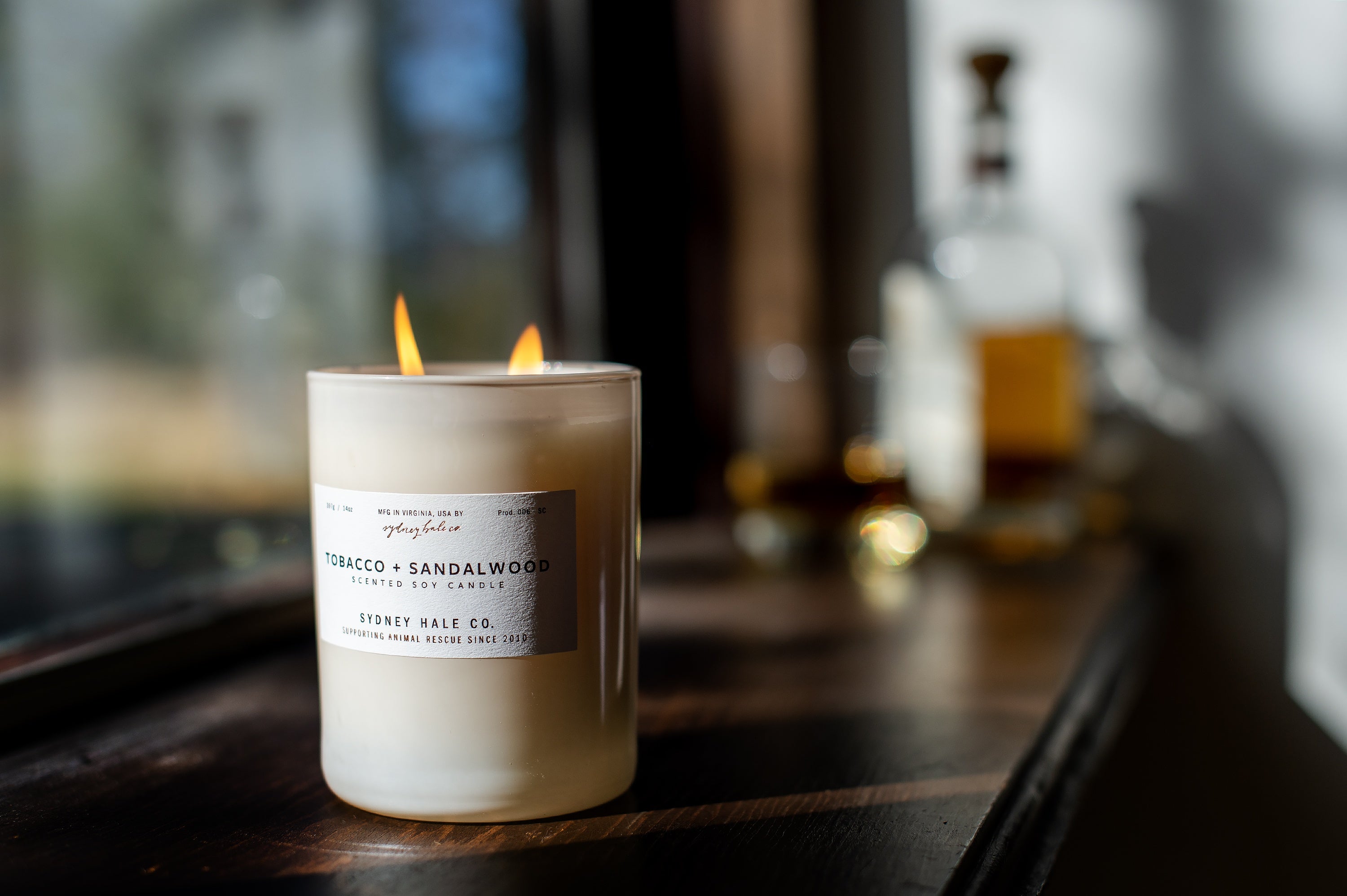 Sydney Hale Tobacco + Sandalwood 14 oz. candle