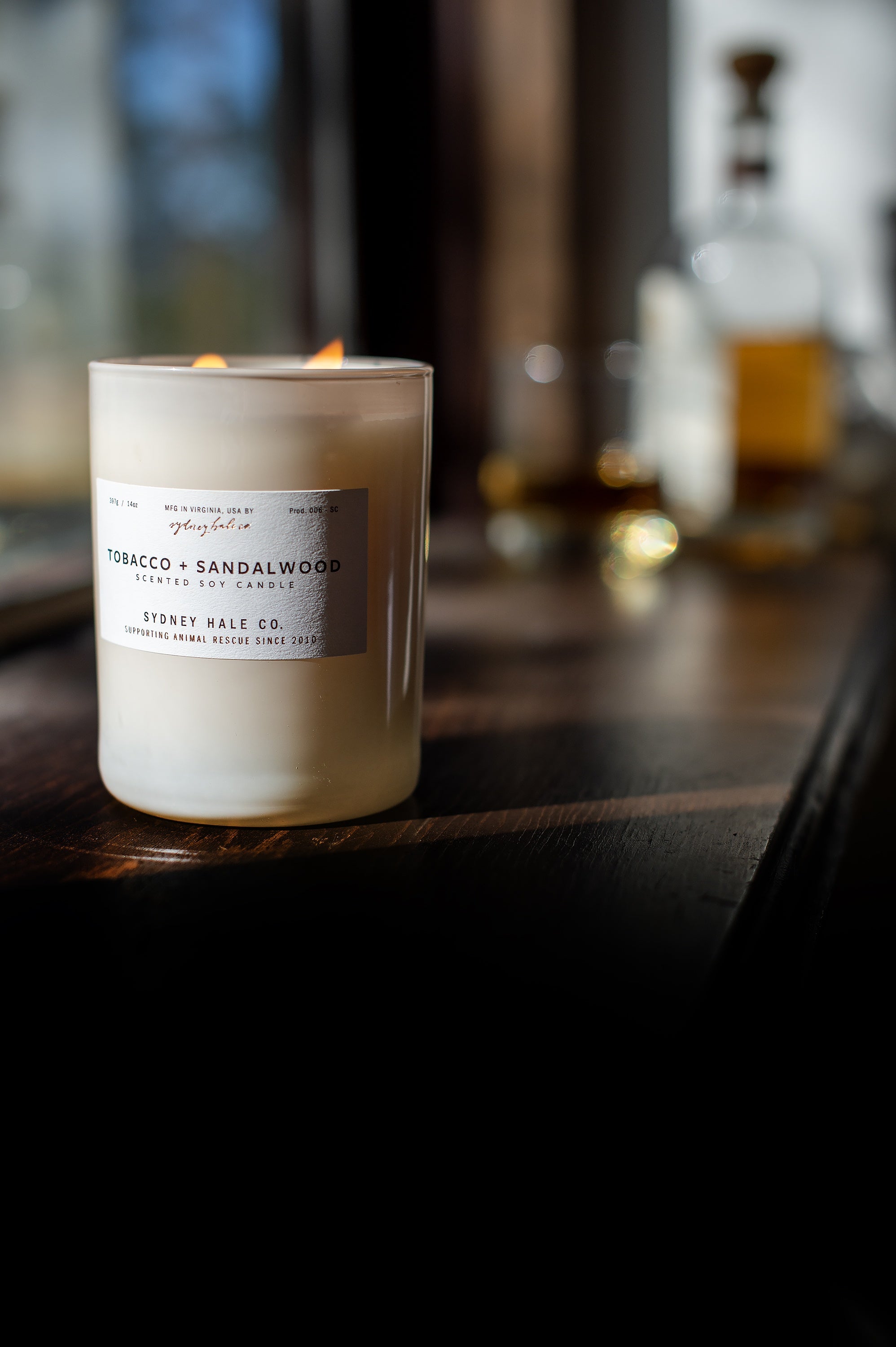 Sydney Hale Tobacco + Sandalwood 14 oz. candle
