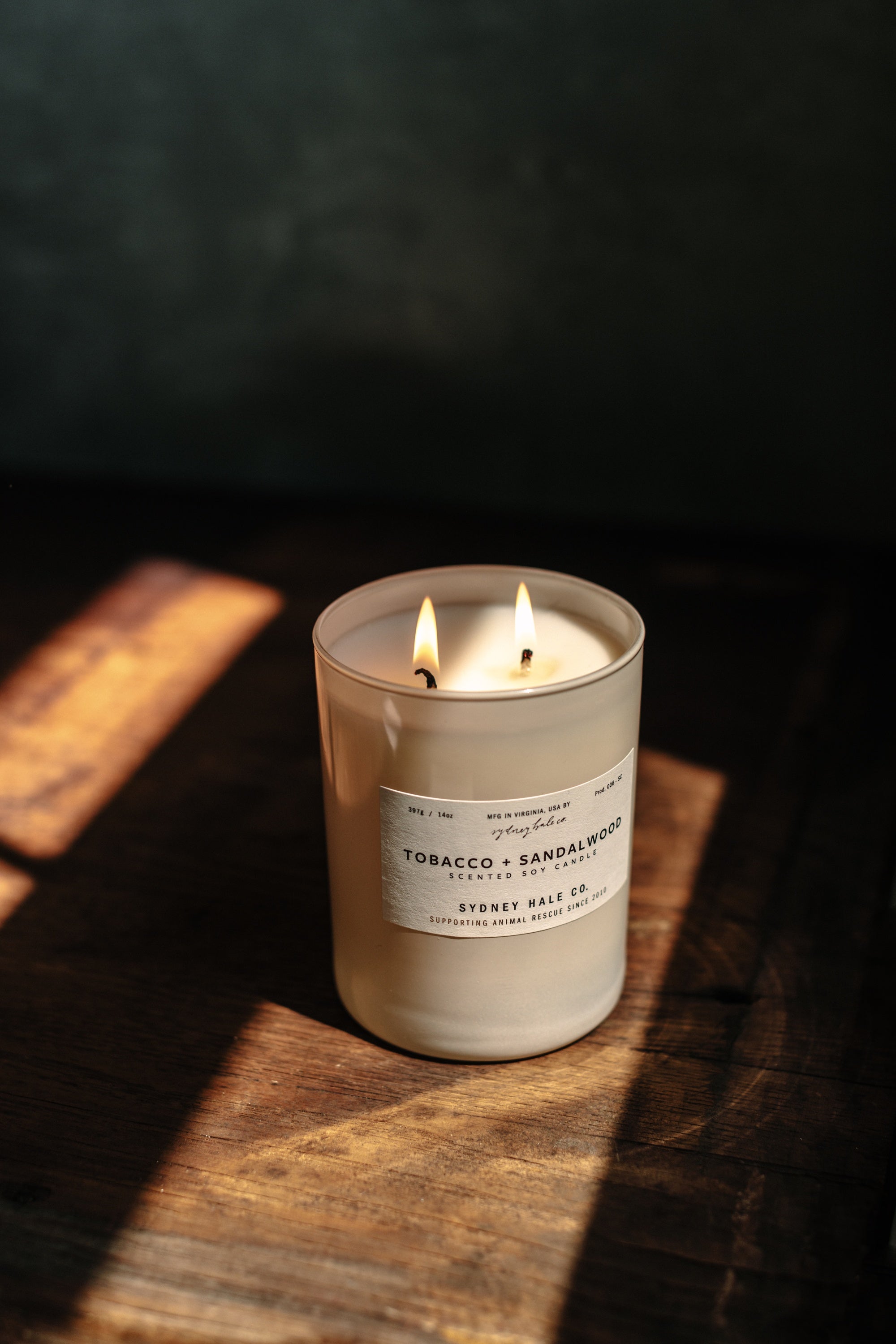 Sydney Hale Tobacco + Sandalwood 14 oz. candle