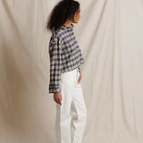 Tate Button Down Shirt - Sugar Plaid