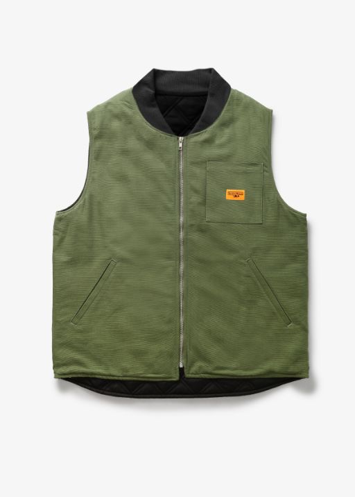 Padded Work Vest - Olive