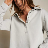 Vinny 3/4 Sweatshirt - Silver