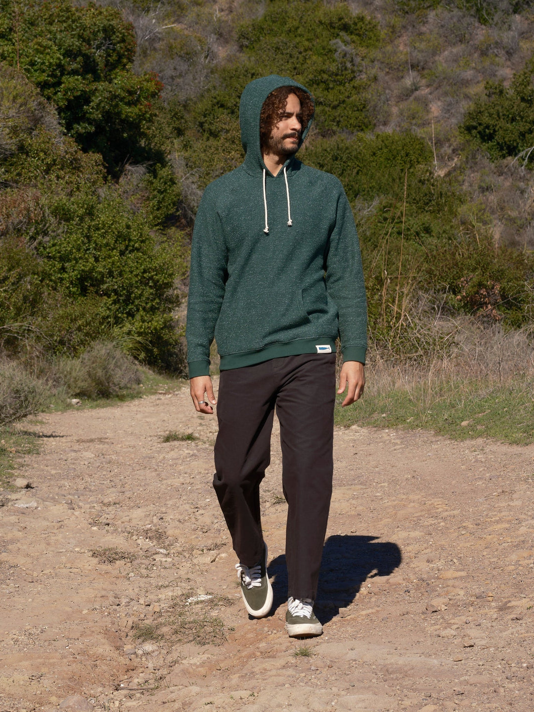 Whale Patch Pullover - Forest