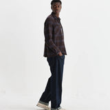 Whiting Overshirt - Blue / Brown