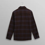 Whiting Overshirt - Blue / Brown