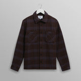 Whiting Overshirt - Blue / Brown