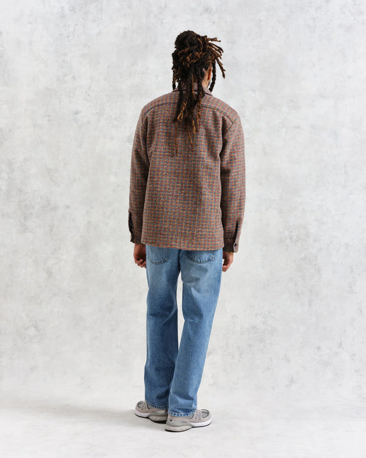 Whiting Overshirt - Mini Check Fleece