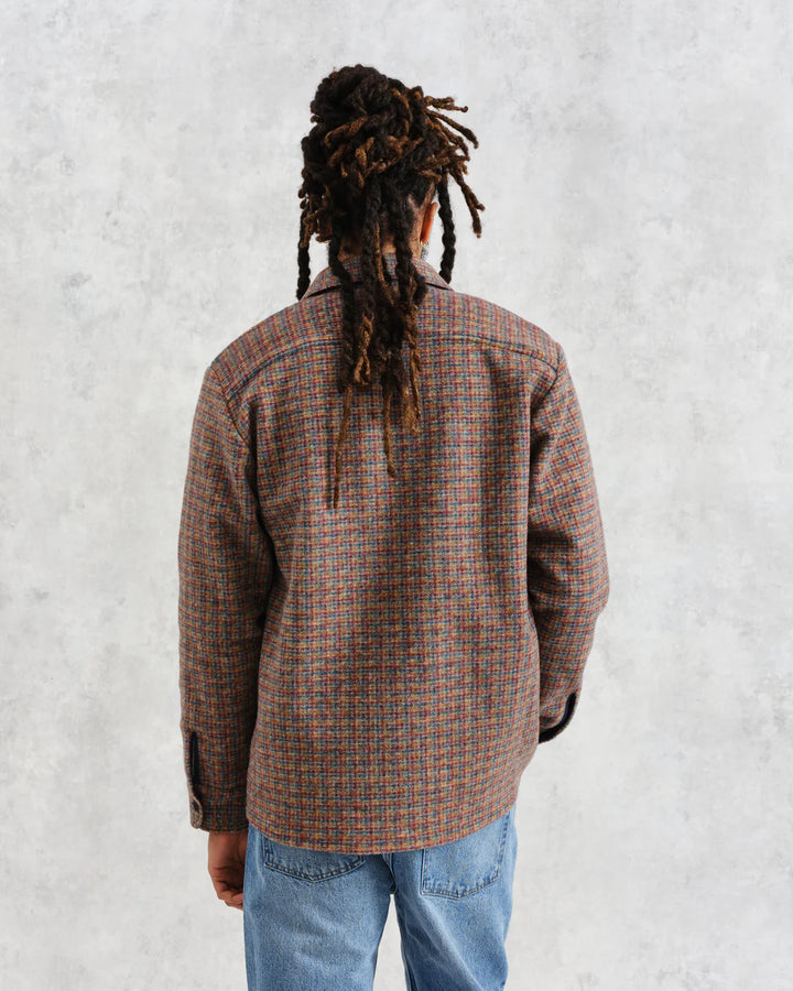 Whiting Overshirt - Mini Check Fleece