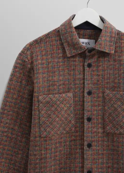 Whiting Overshirt - Mini Check Fleece