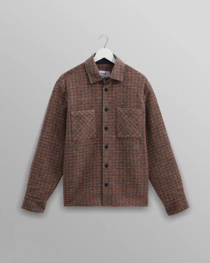 Whiting Overshirt - Mini Check Fleece