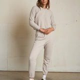 Ziggy Shrunken Crewneck Sweatshirt - Silver