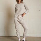 Ziggy Shrunken Crewneck Sweatshirt - Silver