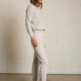 Ziggy Shrunken Crewneck Sweatshirt - Silver