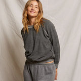 Ziggy Shrunken Crewneck Sweatshirt - Dark Heather Grey
