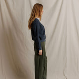 Akira Barrell Leg Utility Pant - Dark Olive