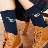 Zoo Crew Socks - Navy Duck