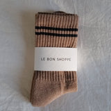 Boyfriend Socks - Cocoa
