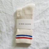Boyfriend Socks - Milk