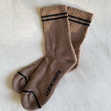 Boyfriend Socks - Cocoa