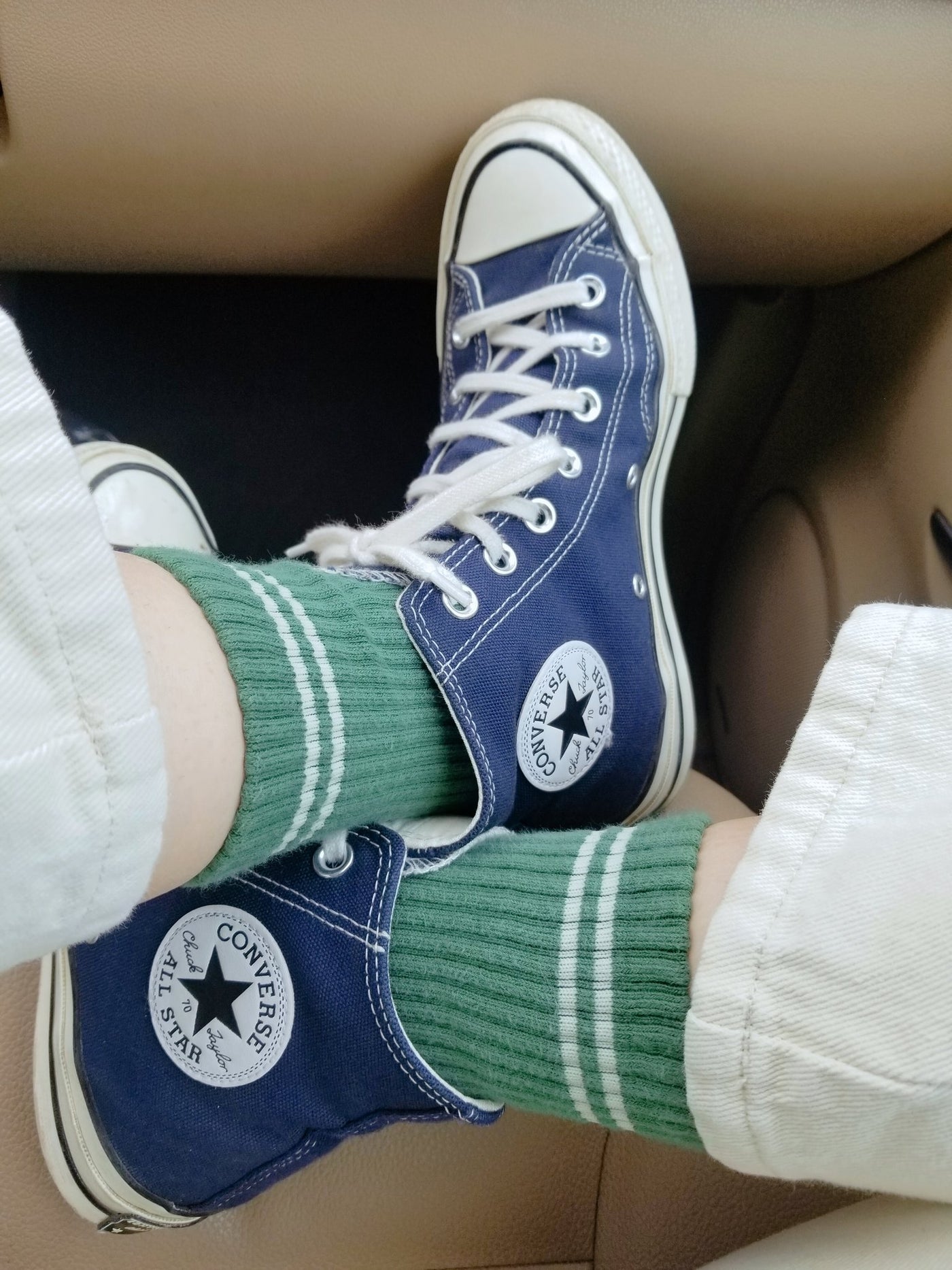 Boyfriend Socks - Moss