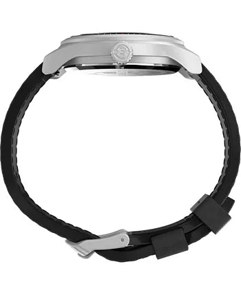 Expedition Sierra 41mm Leather Strap Watch - Black