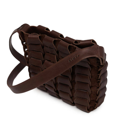 Mini Basket Bag - Dark Brown