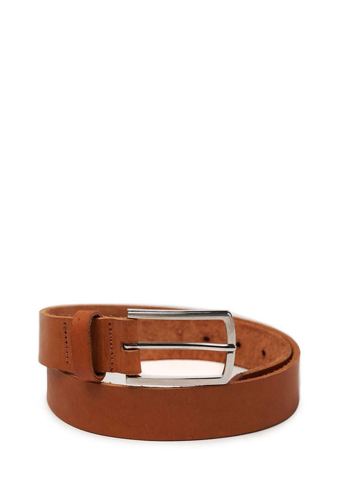 Leather Belt 3cm - Brown
