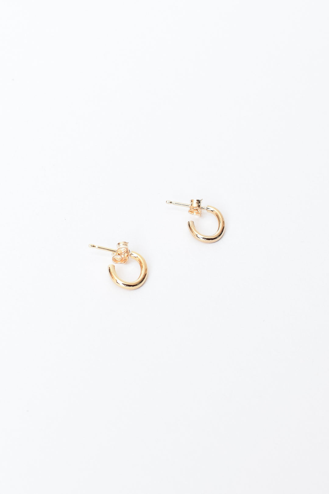 Oval Hugger Earrings - Gold, Baleen, - Frances Jaye