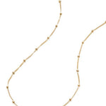 Delicate gold necklace