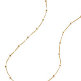 Delicate gold necklace