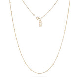 Delicate gold necklace