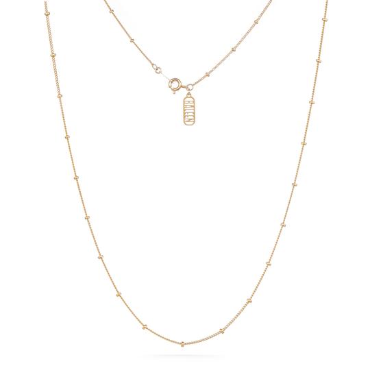 Delicate gold necklace