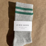 Extended Boyfriend Socks - Lt. Grey