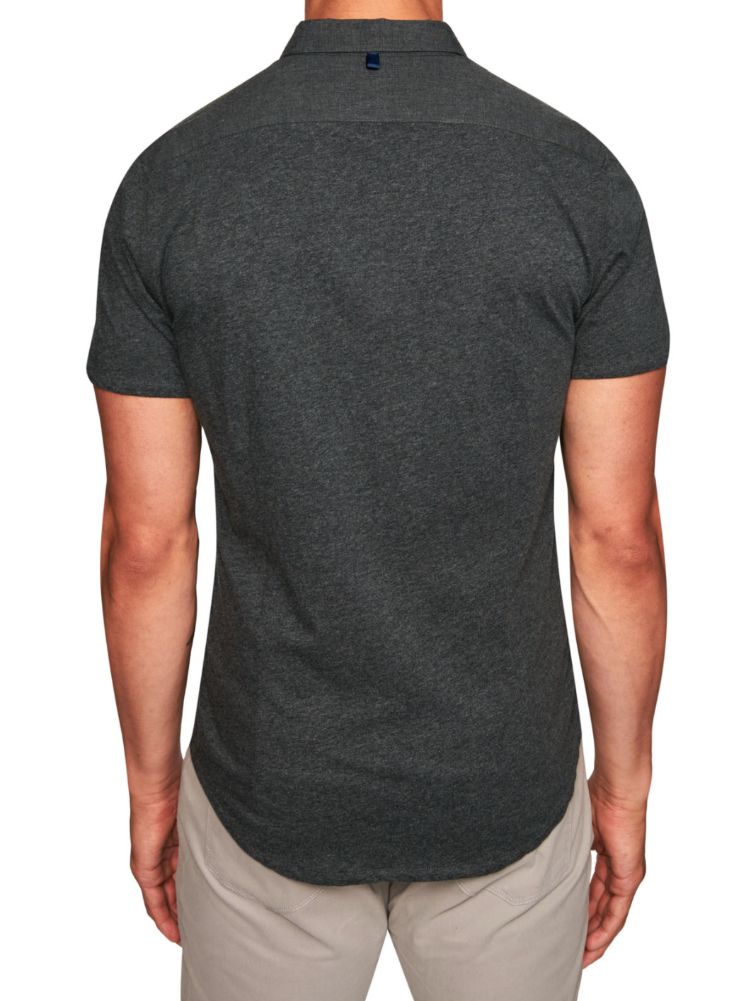 Reworked Short Sleeve Shirt -  Charcoal