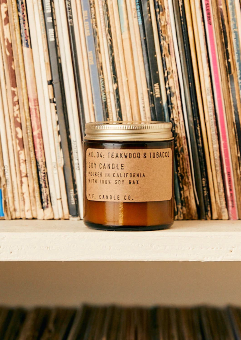 Mini Soy Candle - Teakwood & Tobacco