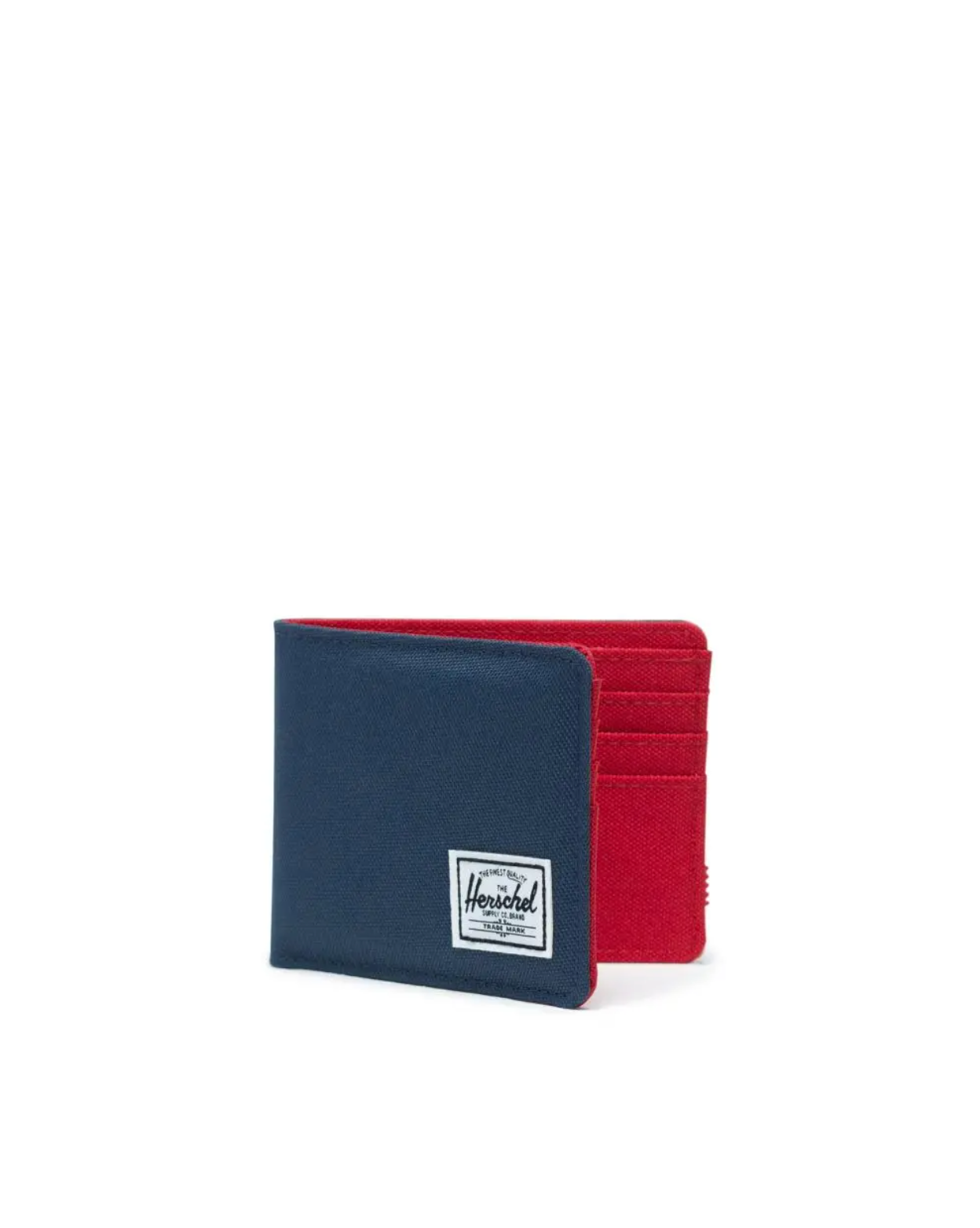 Navy and red wallet