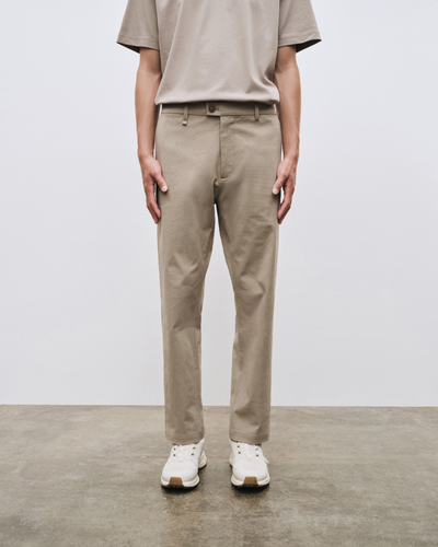 Relaxed Pants - Dark Beige