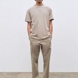Relaxed Pants - Dark Beige