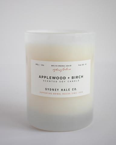Applewood + Birch 14oz. Candle, Sydney Hale Co., - Frances Jaye