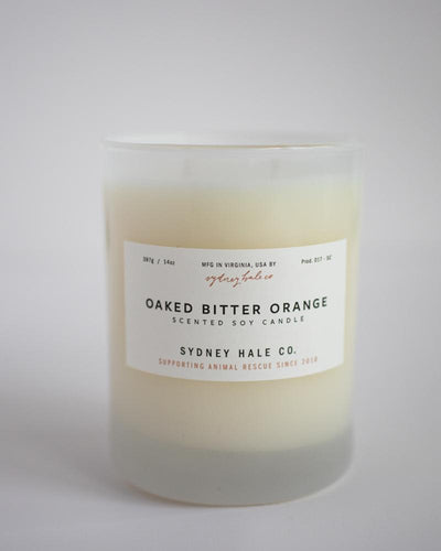 Oaked Bitter Orange 14oz. Candle, Sydney Hale Co., - Frances Jaye