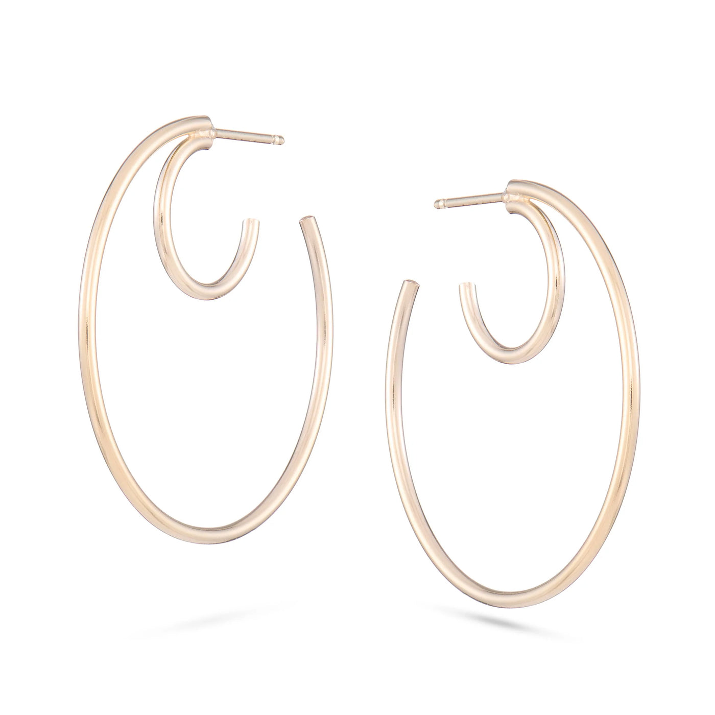 Cove Hoop Earrings - Gold