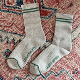 Boyfriend Socks - Lt Grey