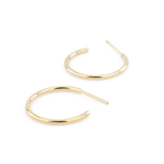 Small Leen Hoops - Gold